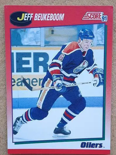НХЛ Джефф Бьюкебум Эдмонтон Ойлерз № 253 кан
