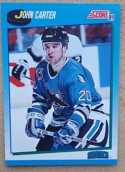 НХЛ Джон Картер Сан-Хосе Шаркс № 557 бил