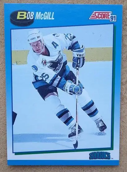 НХЛ Боб Макгилл Сан-Хосе Шаркс № 560 кан