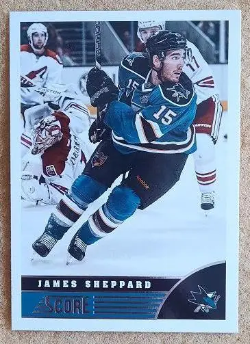 НХЛ Джеймс Шеппард Сан-Хосе Шаркс № 425