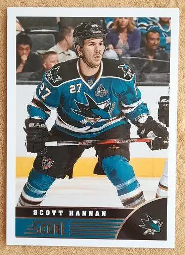 НХЛ Скотт Хэннан Сан-Хосе Шаркс № 424