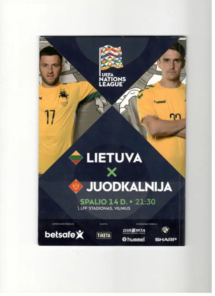 Литва - Румыния и Черногория 11 и 14.10.2018 Лига Наций 1