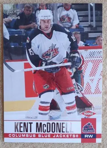 НХЛ Кент Макдонелл Коламбус Блю Джекетс № 95