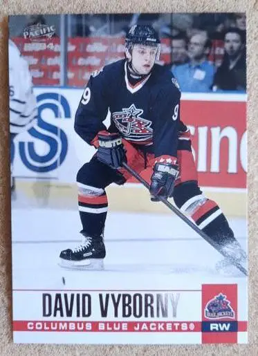 НХЛ Давид Выборны Коламбус Блю Джекетс № 99