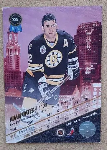 НХЛ Адам Оутс Бостон Брюинз № 235 1