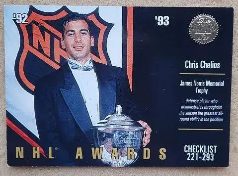 НХЛ Крис Челиос Чикаго Блэкхокс № 290