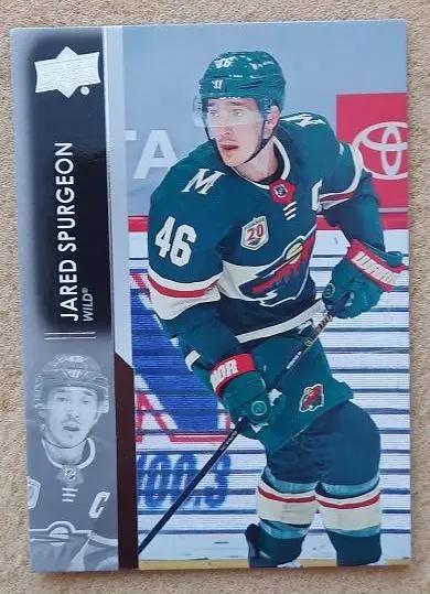 НХЛ Джаред Сперджен Миннесота Уайлд № 92