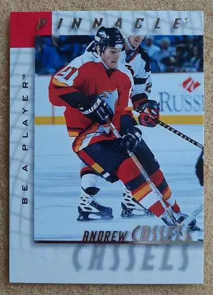 НХЛ Эндрю Касселс Калгари Флэймз № 8