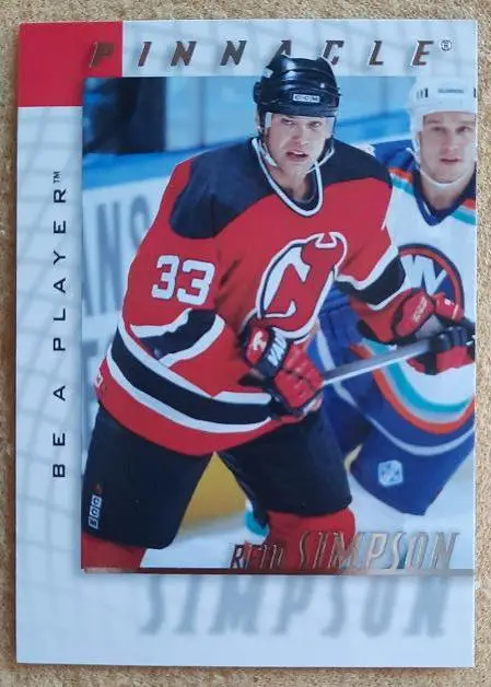 НХЛ Рид Симпсон Нью-Джерси Дэвилз Витязь Московская область № 47