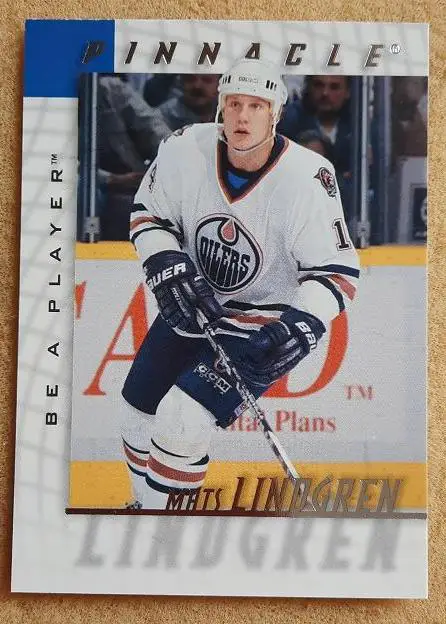 НХЛ Матс Линдгрен Эдмонтон Ойлерз № 154