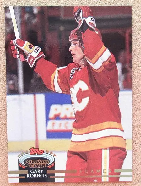 НХЛ Гари Робертс Калгари Флэймз № 48