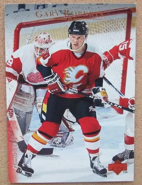 НХЛ Гари Робертс Калгари Флэймз № 19