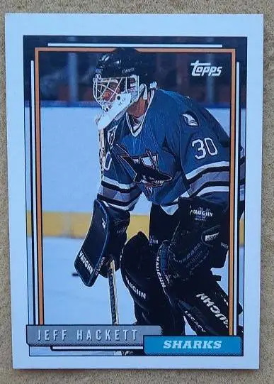 НХЛ Джефф Хэкетт Сан-Хосе Шаркс № 185