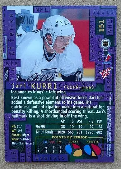 НХЛ Яри Курри Лос-Анжелес Кингз № 151 1