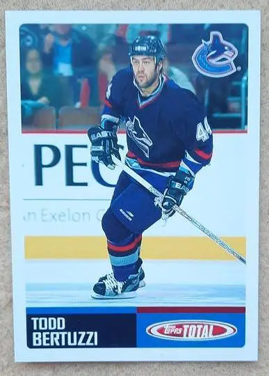 НХЛ Тодд Бертуцци Ванкувер Кэнакс № TTC 29