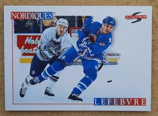 НХЛ Сильвен Лефевр Квебек Нордикс № 192