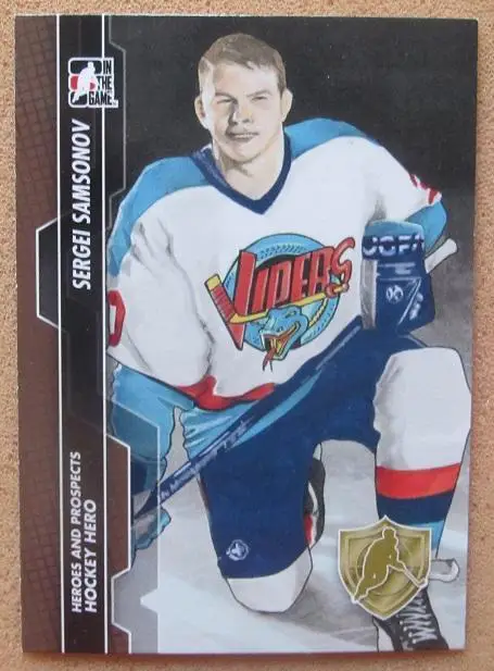НХЛ Сергей Самсонов Детройт Вайперз ЦСКА Динамо Москва № 148
