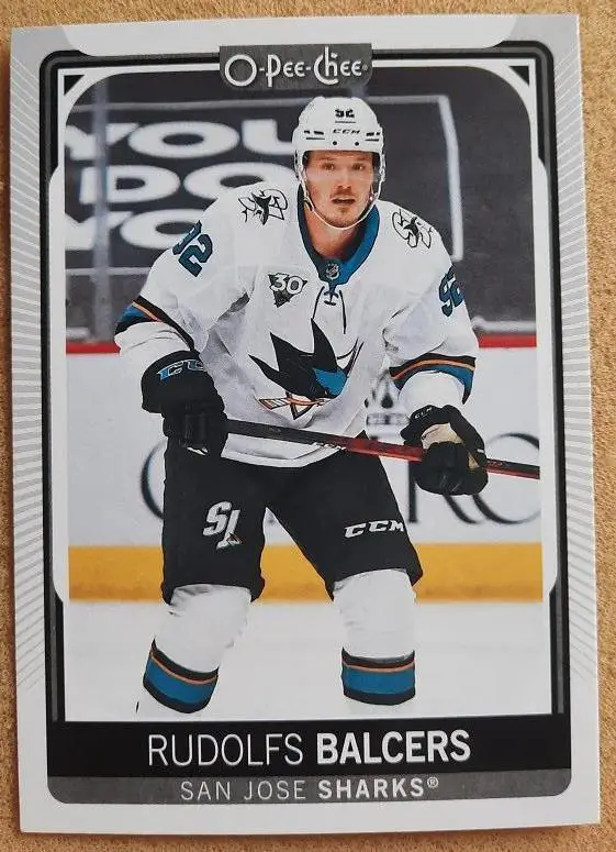НХЛ Рудолфс Балцерс Сан-Хосе Шаркс № 399
