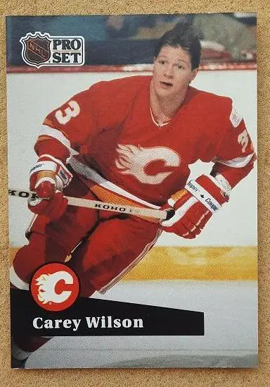 НХЛ Кэри Уилсон Калгари Флэймз № 36