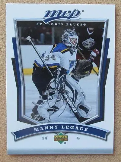 НХЛ Мэнни Легаси Сент-Луис Блюз Химик Воскресенск № 34 автограф