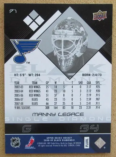 НХЛ Мэнни Легаси Сент-Луис Блюз Химик Воскресенск № 71 1