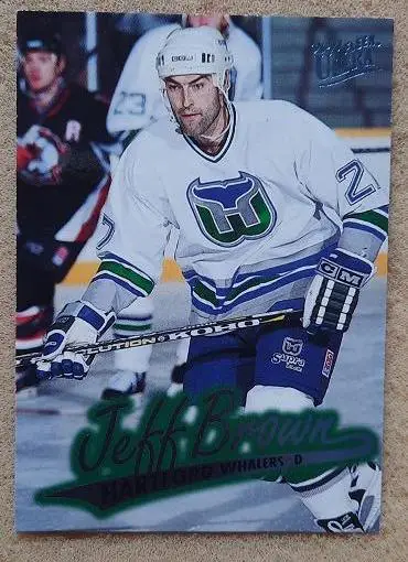 НХЛ Джефф Браун Хартфорд Уэйлерз № 72
