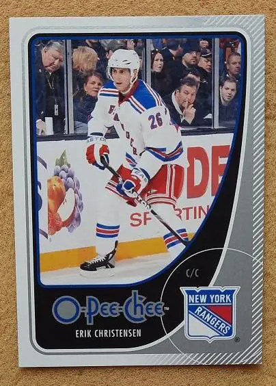 НХЛ Эрик Кристенсен Нью-Йорк Рейнджерс № 77