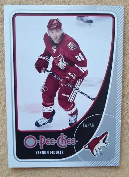 НХЛ Вернон Фиддлер Финикс Койотис № 189