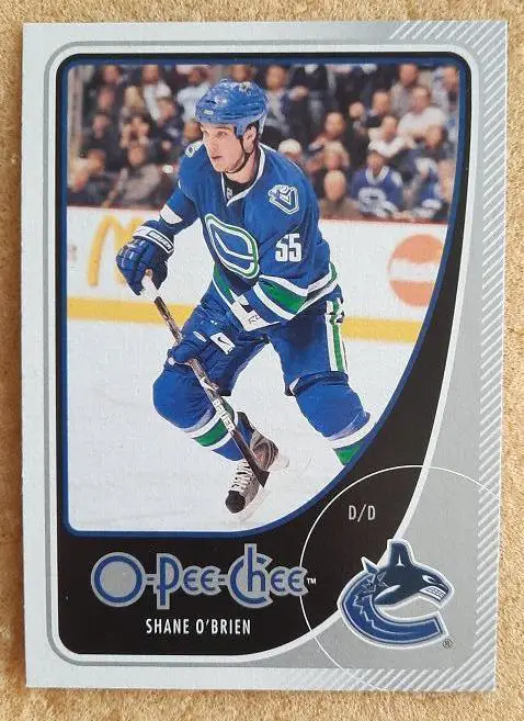 НХЛ Шэйн О'Брайэн Ванкувер Кэнакс № 205