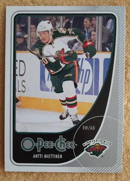 НХЛ Антти Миеттинен Миннесота Уайлд № 208