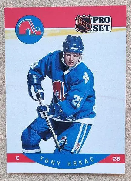 НХЛ Тони Хркач Квебек Нордикс № 248