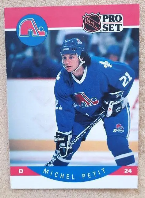 НХЛ Мишель Пети Квебек Нордикс № 256