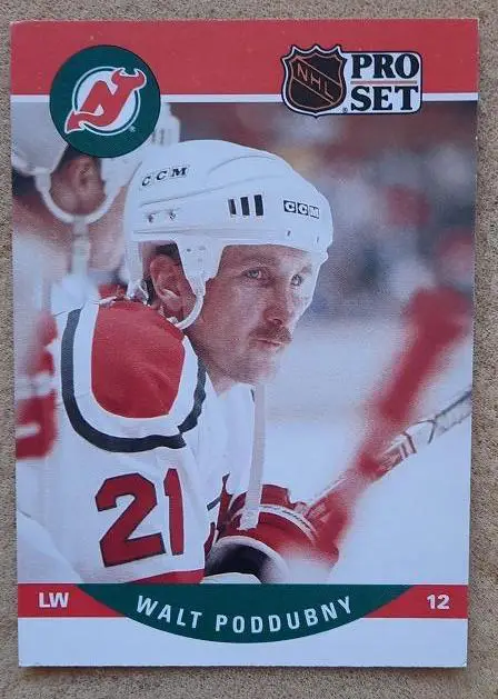 НХЛ Уолт Поддубный Нью-Джерси Дэвилз № 479