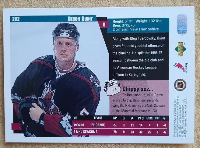 НХЛ Дерон Куинт Финикс Койотис Нижнекамск Челябинск Спартак ЦСКА № 202 1