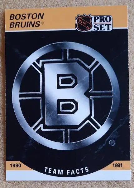 НХЛ Бостон Брюинз № 566 сезон 1990-91