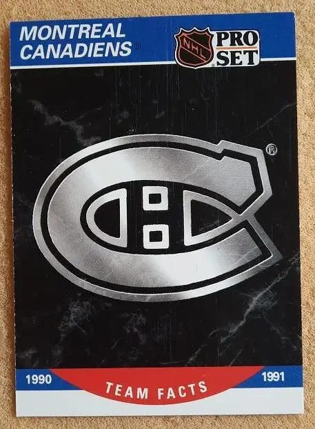 НХЛ Монреаль Канадиенс № 575 сезон 1990-91