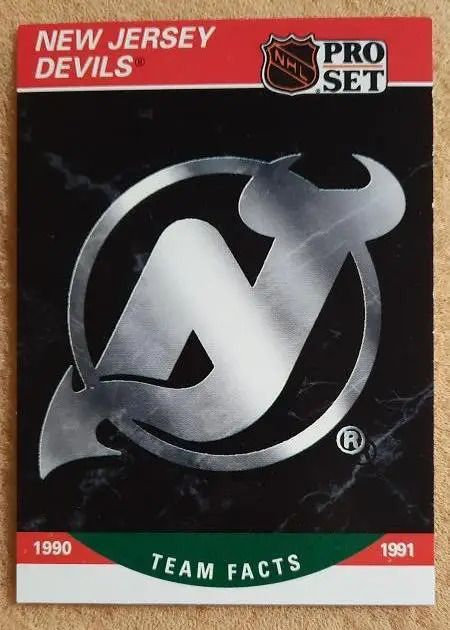 НХЛ Нью-Джерси Дэвилз № 576 сезон 1990-91