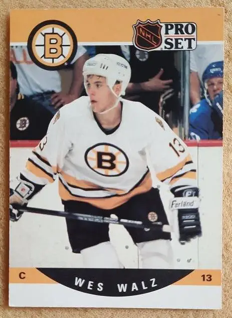 НХЛ Вэс Вальц Бостон Брюинз № 589