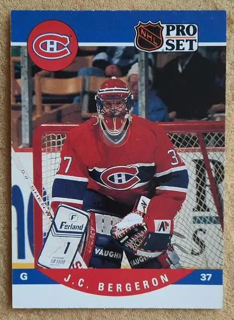 НХЛ Жан-Клод Бержерон Монреаль Канадиенс № 614