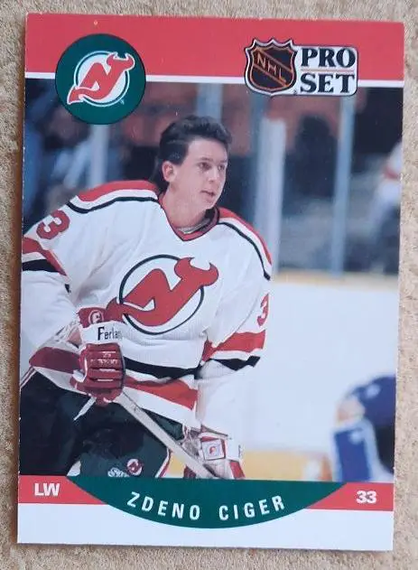 НХЛ Здено Цигер Нью-Джерси Дэвилз № 619