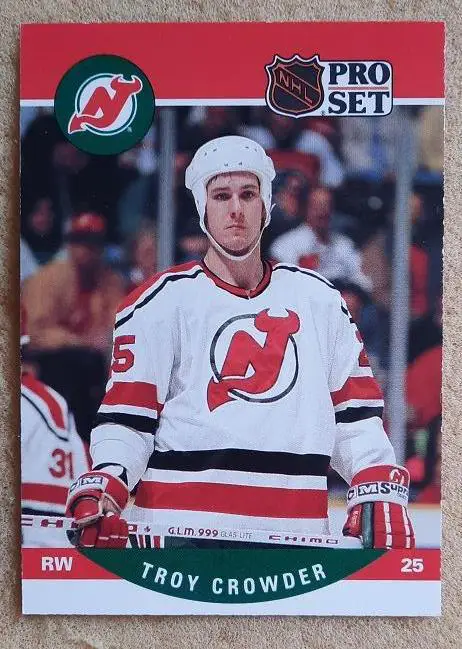 НХЛ Трой Краудер Нью-Джерси Дэвилз № 620