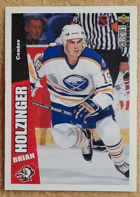 НХЛ Брайан Холцингер Баффало Сейбрз № 24 а