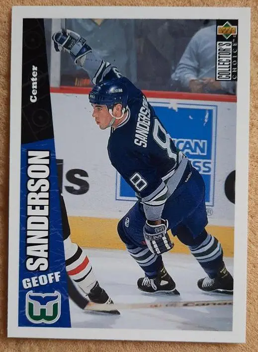 НХЛ Джефф Сандерсон Хартфорд Уэйлерз № 113