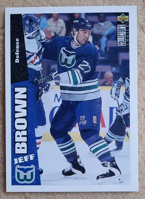НХЛ Джефф Браун Хартфорд Уэйлерз № 120