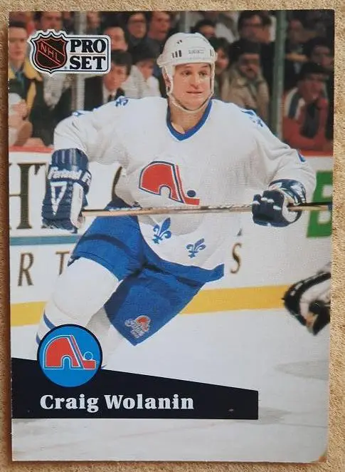 НХЛ Крейг Воланин Квебек Нордикс № 203