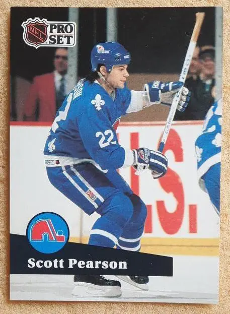 НХЛ Скотт Пирсон Квебек Нордикс № 208