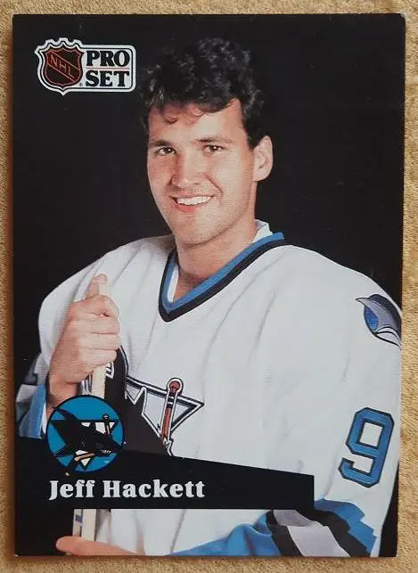 НХЛ Джефф Хэкетт Сан-Хосе Шаркс № 331 фр