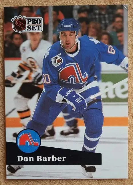 НХЛ Дон Барбер Квебек Нордикс № 464 фр