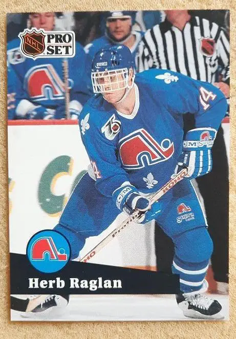 НХЛ Херб Реглан Квебек Нордикс № 470 фр