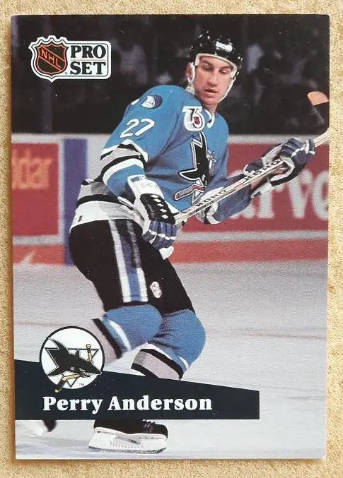 НХЛ Перри Андерсон Сан-Хосе Шаркс № 481